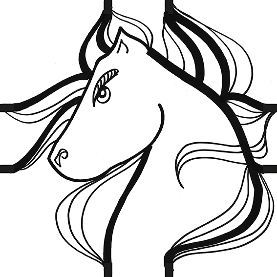 anagram horse design